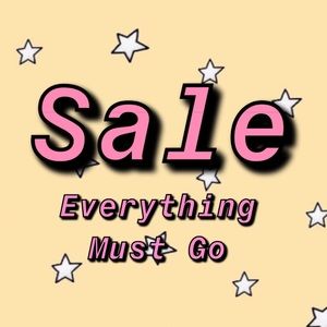 SALE! CLOSET CLOSING!!!